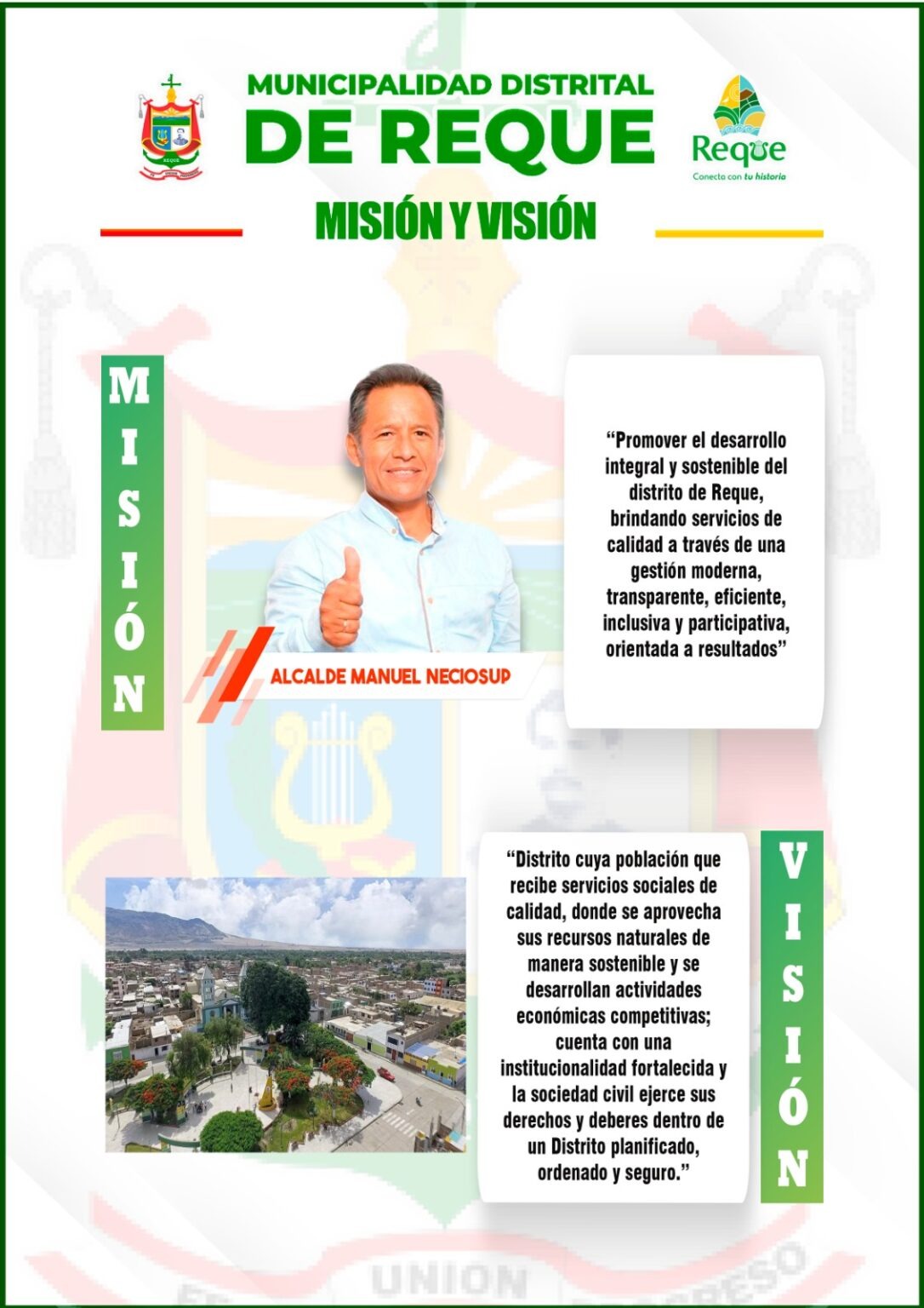 Misión y Visión Municipalidad de Reque